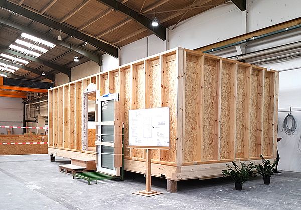 Zukunft ist Modular - Offenes Haus für Interessenten der Modulbauweise und Tiny House - Rohbau